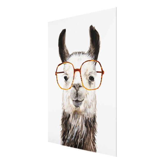 Prints Hip Lama With Glasses IV