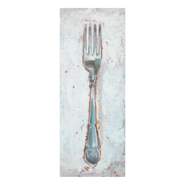 Glas Magnettafel Impressionistic Cutlery - Fork