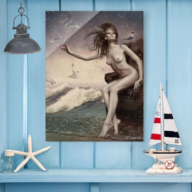 Contemporary art prints In The Surf
