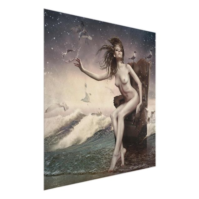 Nude art prints In The Surf