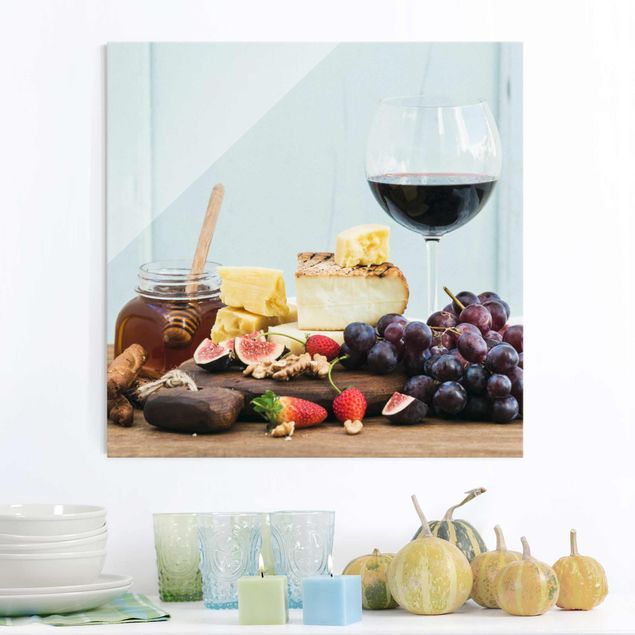 Contemporary art prints Cheese And Wine