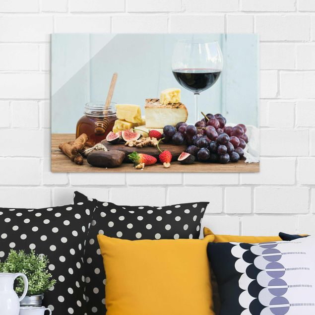 Contemporary art prints Cheese And Wine