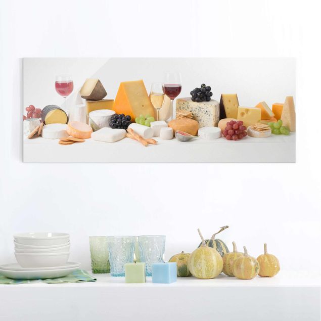 Contemporary art prints Cheese Varieties
