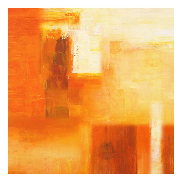 Prints brown Petra Schüßler - Composition In Orange And Brown 02