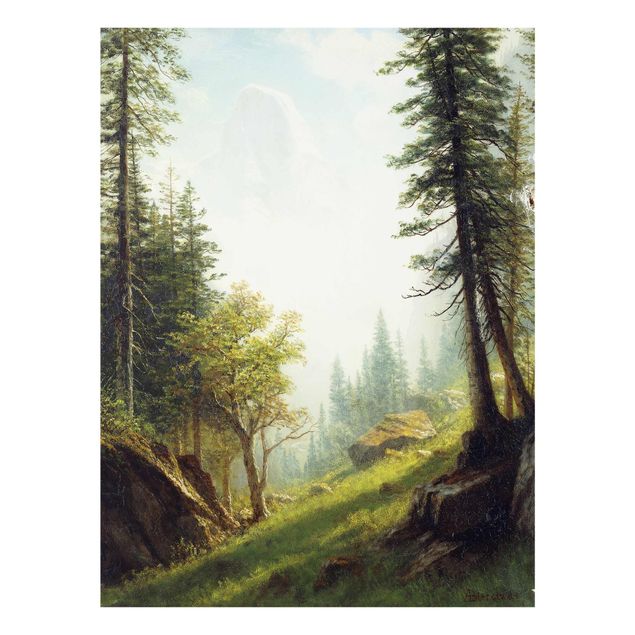 Romanticism style Albert Bierstadt - Among the Bernese Alps