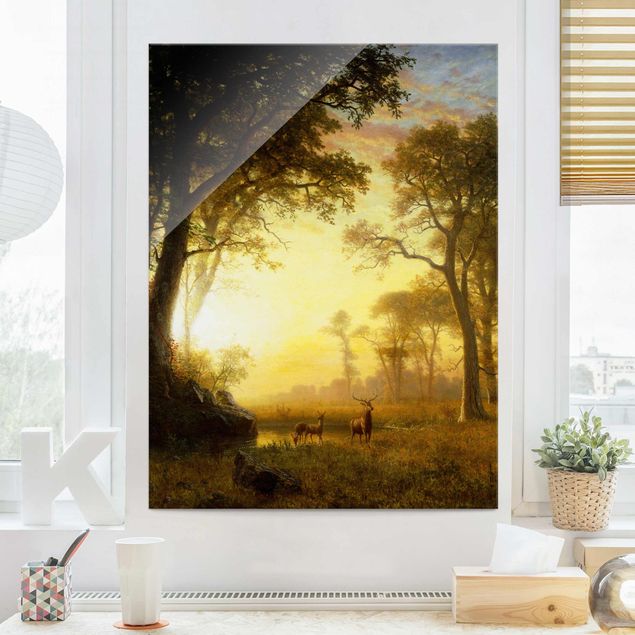 Art style Albert Bierstadt - Light in the Forest