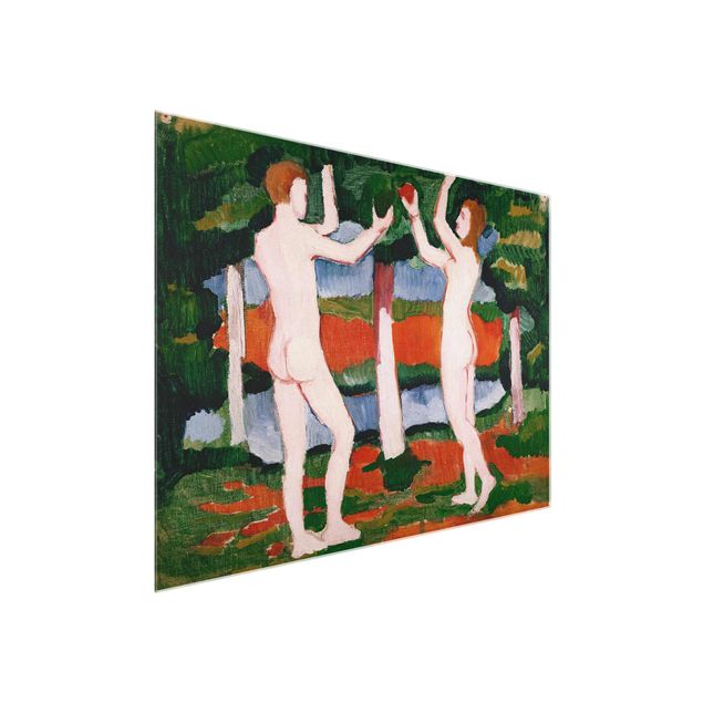 Art posters August Macke - Adam And Eve