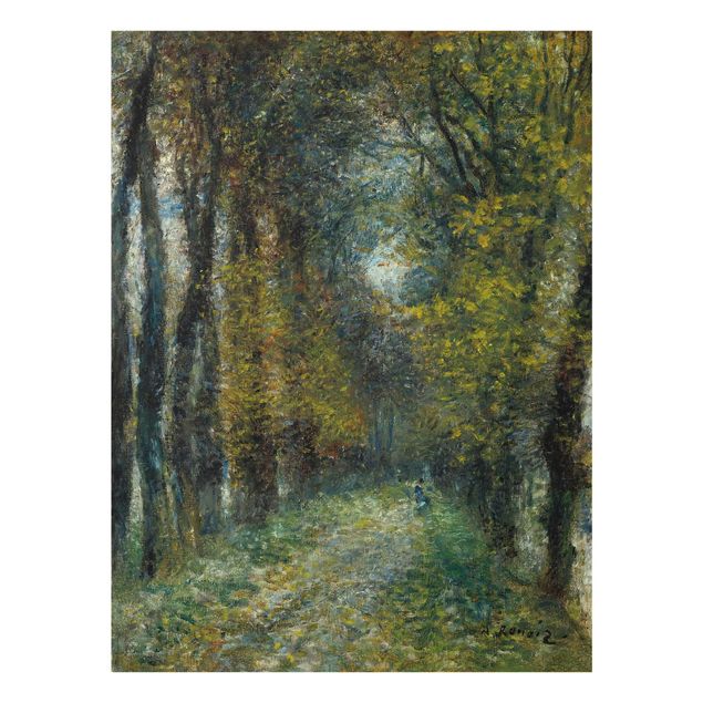 Trees on canvas Auguste Renoir - The Allée