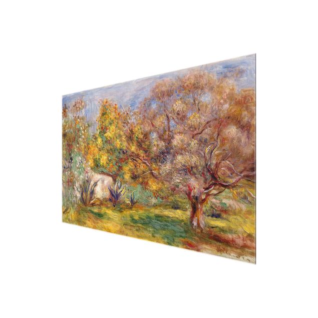 Glass prints landscape Auguste Renoir - Olive Garden
