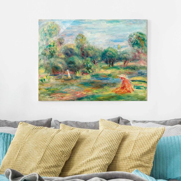 Impressionist art Auguste Renoir - Landscape At Cagnes