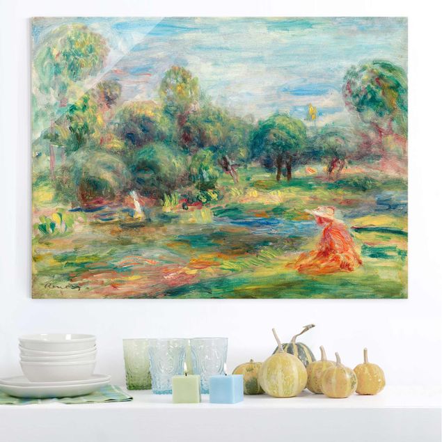 Kitchen Auguste Renoir - Landscape At Cagnes
