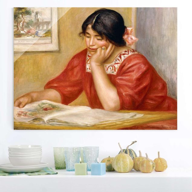 Kitchen Auguste Renoir - Leontine Reading