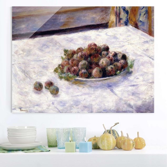 Kitchen Auguste Renoir - Still Life, A Plate Of Plums