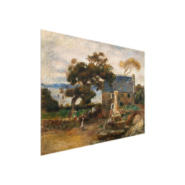 Canvas art Auguste Renoir - Treboul Near Douardenez, Brittany