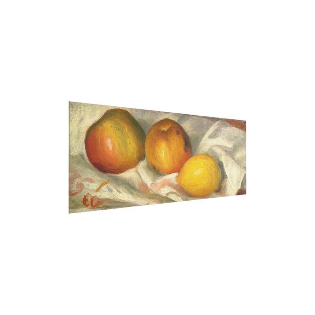Canvas art Auguste Renoir - Two Apples And A Lemon