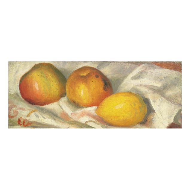 Contemporary art prints Auguste Renoir - Two Apples And A Lemon