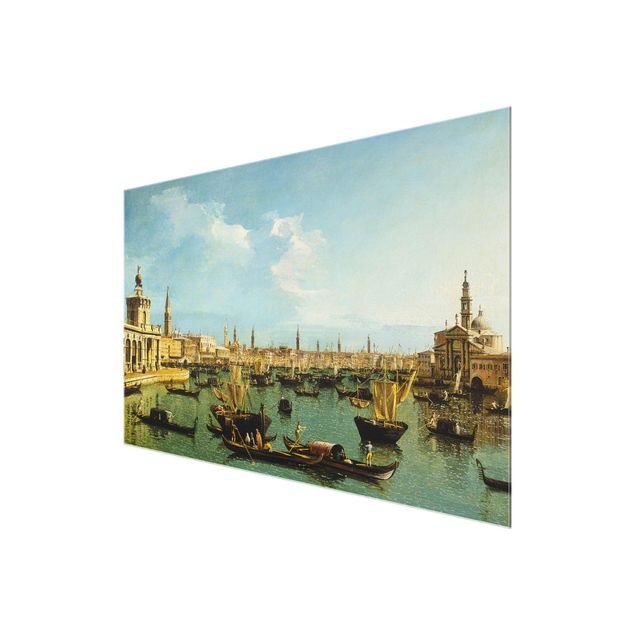 Glass prints architecture and skylines Bernardo Bellotto - Bacino di San Marco, Venedig