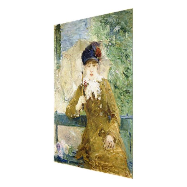 Prints Berthe Morisot - Lady with Parasol