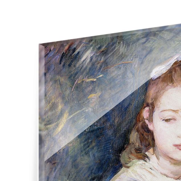 Magnettafel Glas Berthe Morisot - Young Girl with a Bird