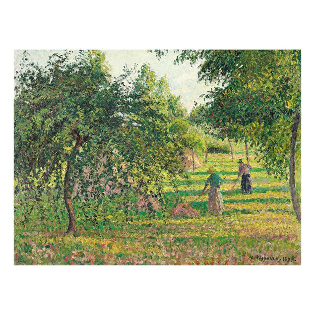 Art styles Camille Pissarro - Apple Trees And Tedders, Eragny