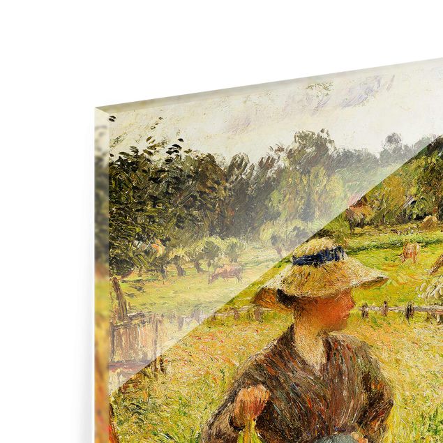 Romanticism style Camille Pissarro - The Haymaker