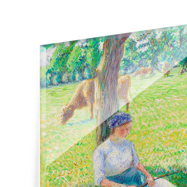 Art style romantic Camille Pissarro - Cowgirl, Eragny