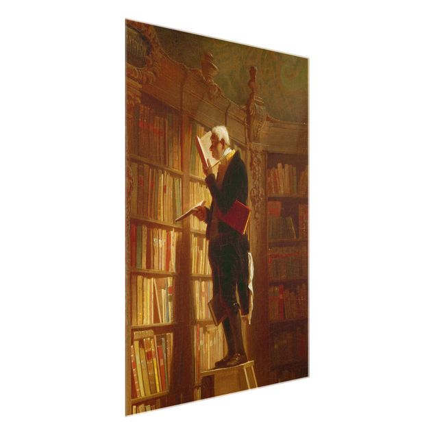 Romanticism style Carl Spitzweg - The Bookworm (Detail)