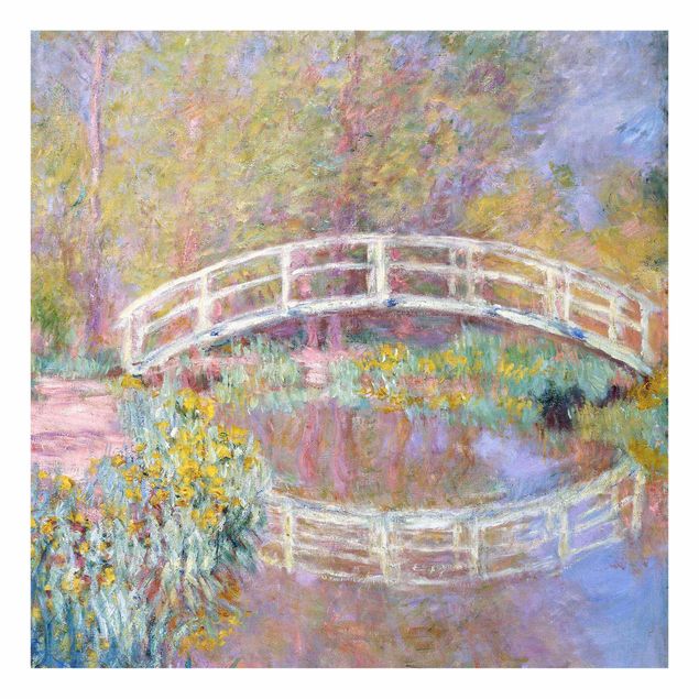 Glass prints flower Claude Monet - Bridge Monet's Garden