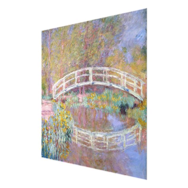 Floral canvas Claude Monet - Bridge Monet's Garden