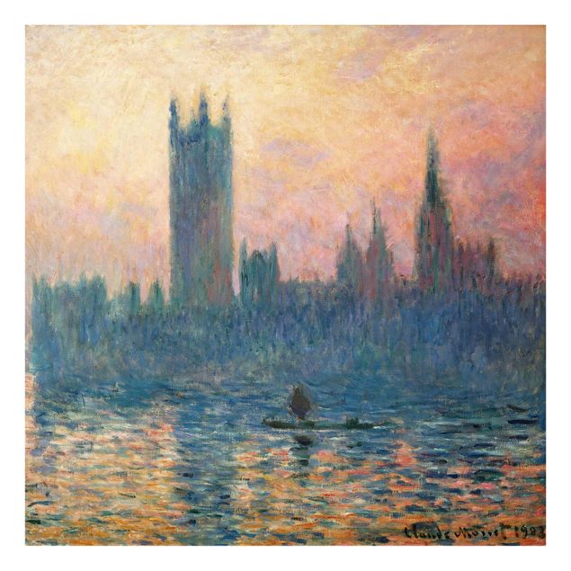 Art style Claude Monet - London Sunset