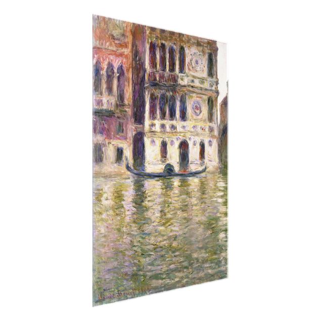 Glass prints architecture and skylines Claude Monet - The Palazzo Dario