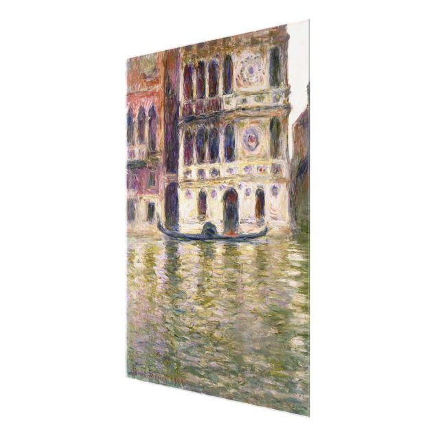 Glass prints sayings & quotes Claude Monet - The Palazzo Dario