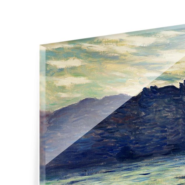 Sea life prints Claude Monet - The Cliff, Étretat, Sunset