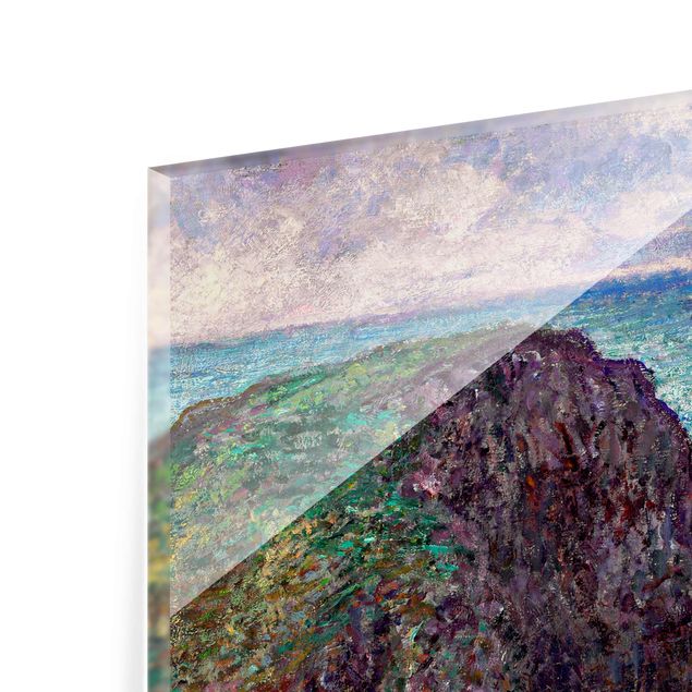 Glass prints landscape Claude Monet - Group of Rocks at Port-Goulphar