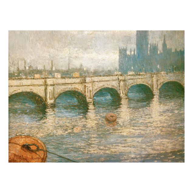 Art styles Claude Monet - Thames Bridge And Parliament Building In London