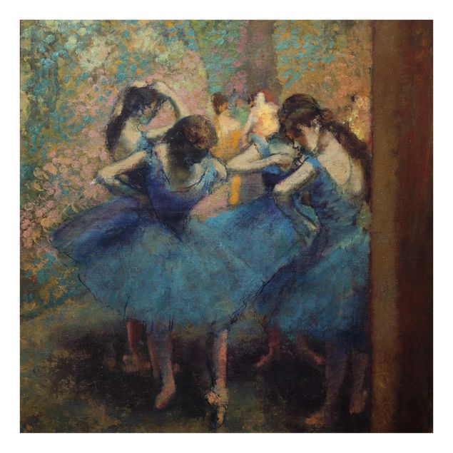 Art posters Edgar Degas - Blue Dancers