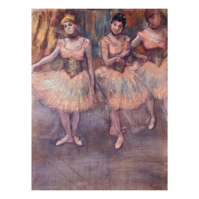 Art prints Edgar Degas - Three Dancers before Exercise