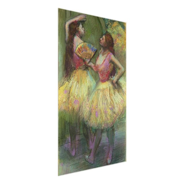 Wall art ballerina Edgar Degas - Two Dancers Before Going On Stage