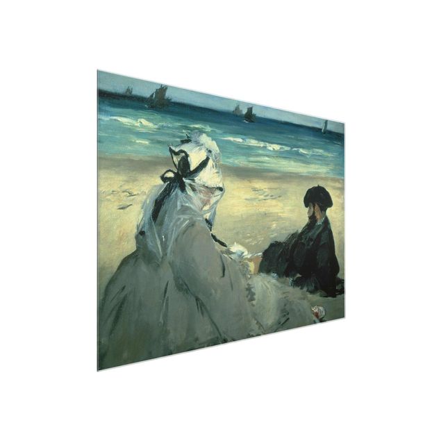 Canvas art Edouard Manet - On The Beach