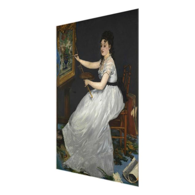Portrait canvas prints Edouard Manet - Eva Gonzalès