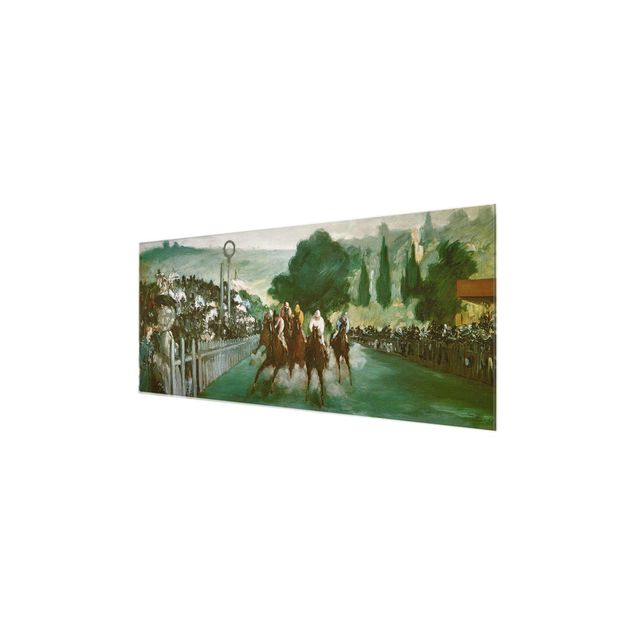 Art posters Edouard Manet - Races At Longchamp