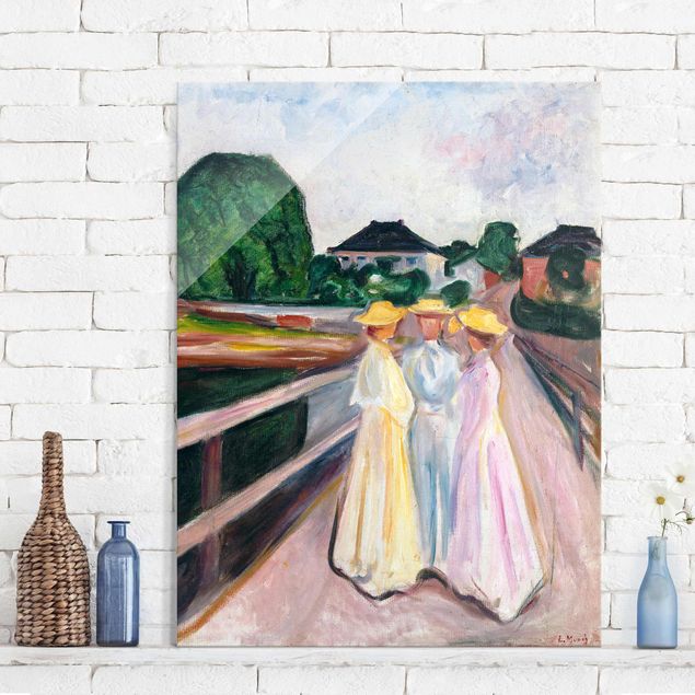 Kitchen Edvard Munch - Three Girls on the Bridge