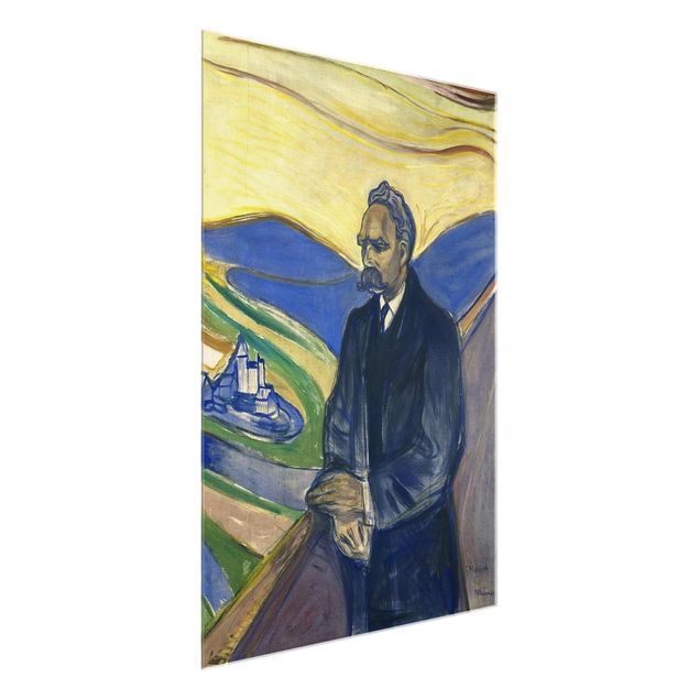 Art style Edvard Munch - Portrait of Friedrich Nietzsche