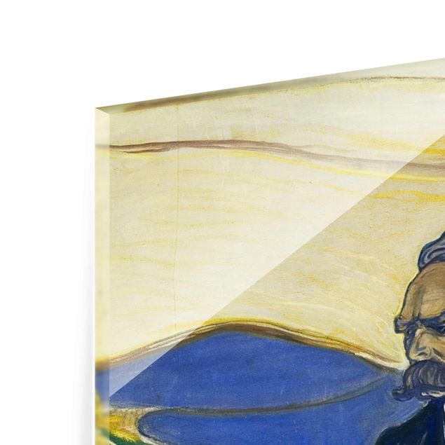 Framed portrait prints Edvard Munch - Portrait of Friedrich Nietzsche