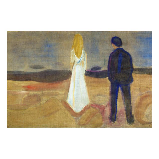 Art prints Edvard Munch - Two humans. The Lonely (Reinhardt-Fries)