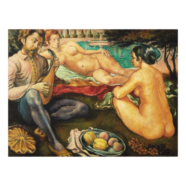 Modern art prints Emile Bernard - Court Of Love (Cour D'Amour)