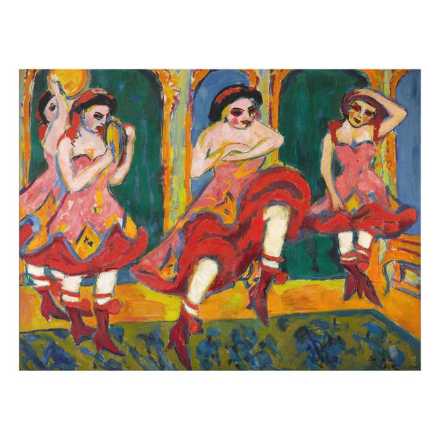 Sports prints Ernst Ludwig Kirchner - Czardas Dancers