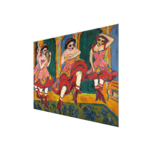 Prints multicoloured Ernst Ludwig Kirchner - Czardas Dancers