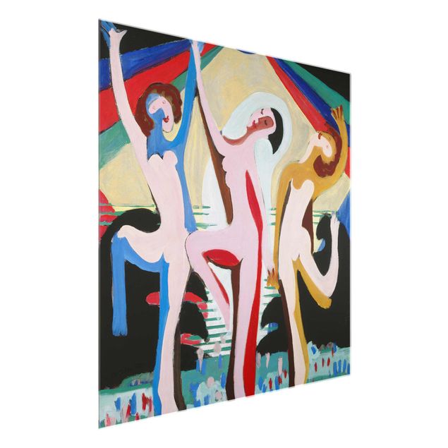 Art posters Ernst Ludwig Kirchner - colour Dance