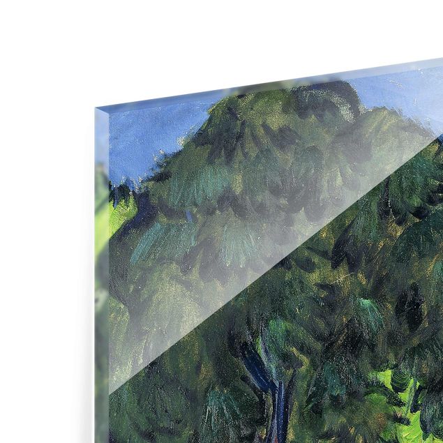 Modern art prints Ernst Ludwig Kirchner - Landscape with Chestnut Tree